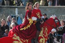 Le chevalier Lancelot délivre la reine Guenièvre